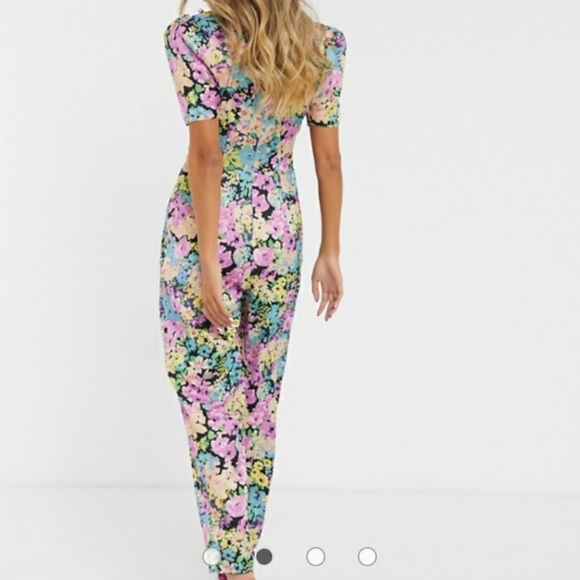 Asos design floral jumpsuit 8 - Picture 4 of 5